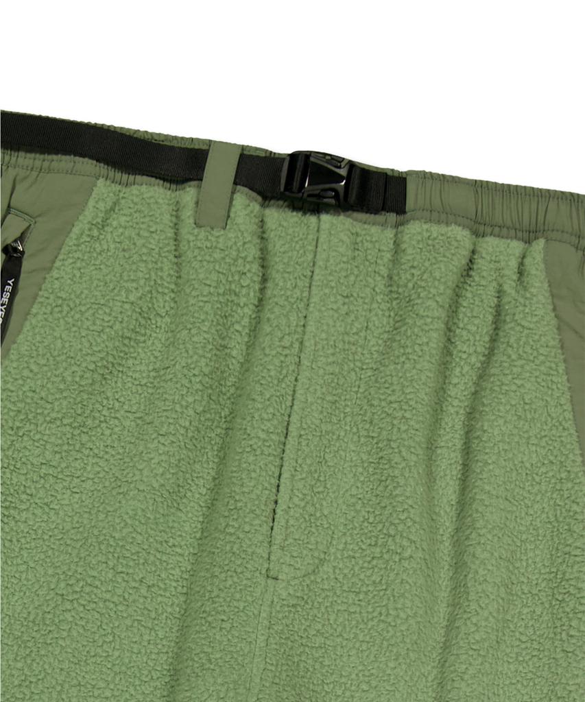 YESEYESEE Boa Fleece Nomadic Pants Sage Green