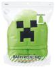 Skater Kids' Bath Poncho with Hood, Quick-Drying, 108 X 92cm, Minecraft Creeper Design, Boys' BPO1-A