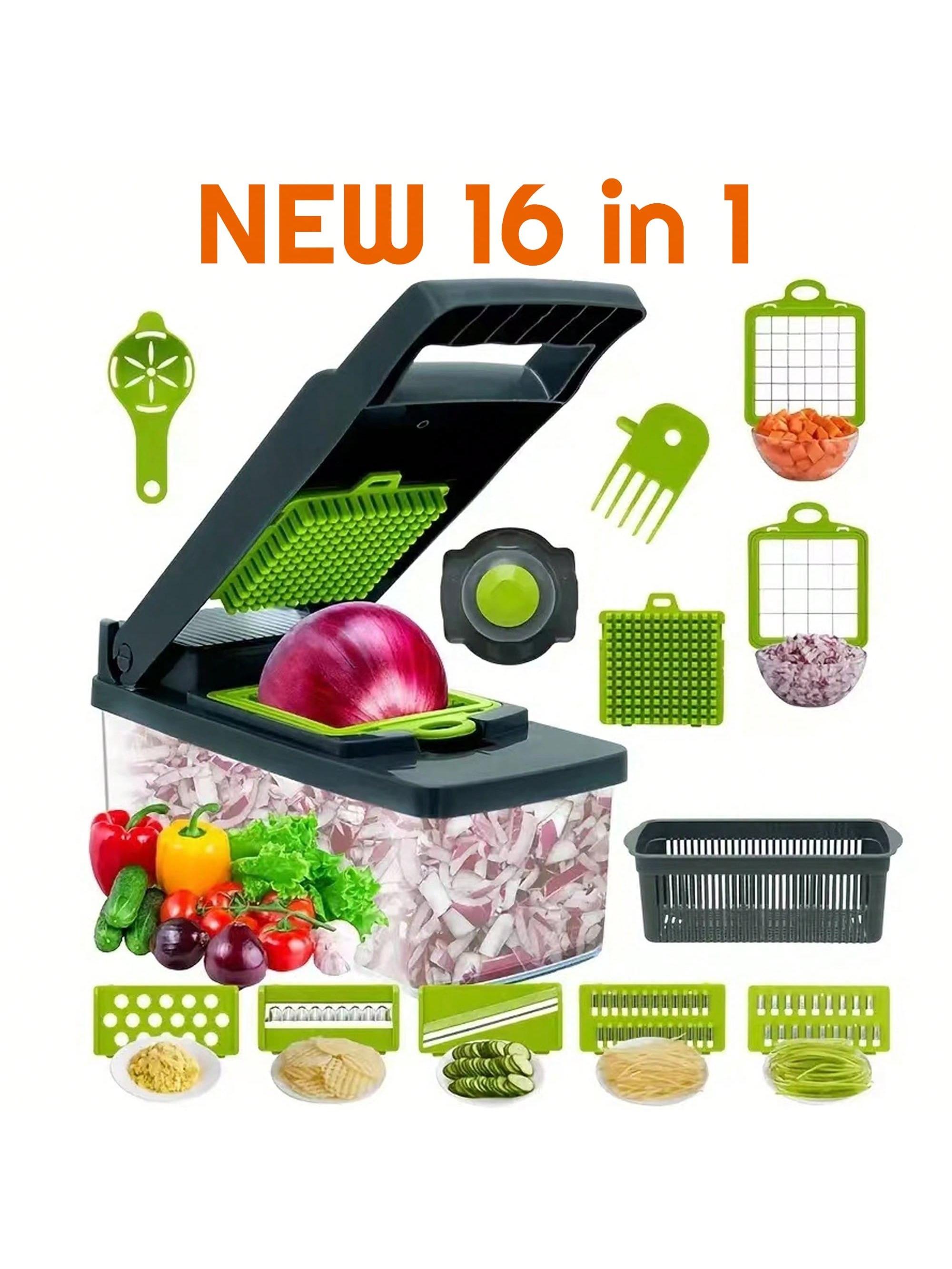 

itchen Must-Have Multi-Cutter, Interchangeable Blades. 33x12x12cm, Space Saver, Versatile United States