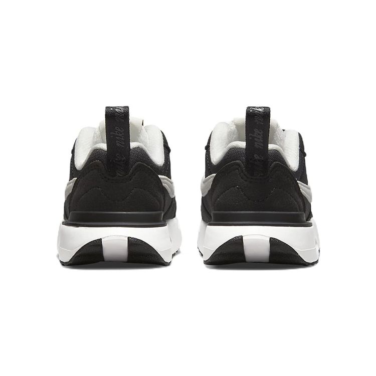 Nike Air Max Dawn TD Black Metallic Silver Total Orange Toddler Shoes DC9319-002