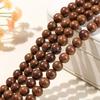 Natural Wood Bead Gold Silk Sandalwood Round Buddha Bead 6 8 10mm Pick Size For Jewelry Making Diy Necklace Bracelet Accessory