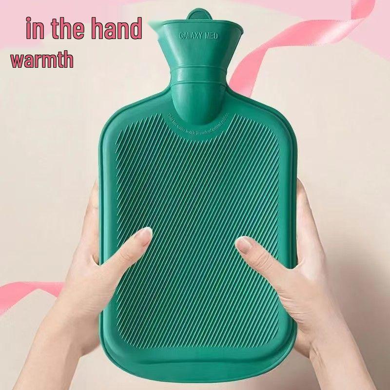 Plush Hot Water Bottle, Bed-Use Warm Water Bag, Hand Warmer, Baby-Friendly Heating Bag.