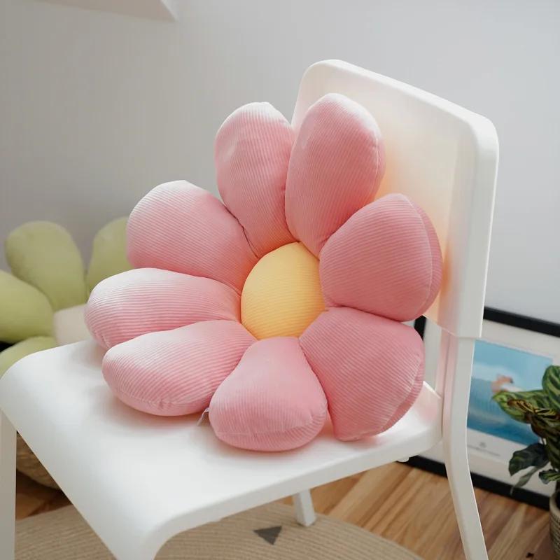Fashion Flower Cushion Soft Chair Nordic Style Office Sedentary Cute Student Dormitory Butt Cushion Pillow Cushions Home Decor