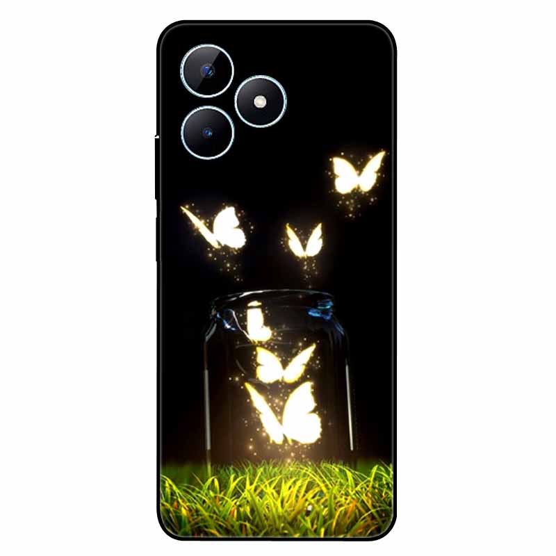 Funda For Realme Note 50 Case Silicone Soft Shockproof Cartoon TPU Phone Shell For Realme Note50 Cover Painted Cute Coque Note50