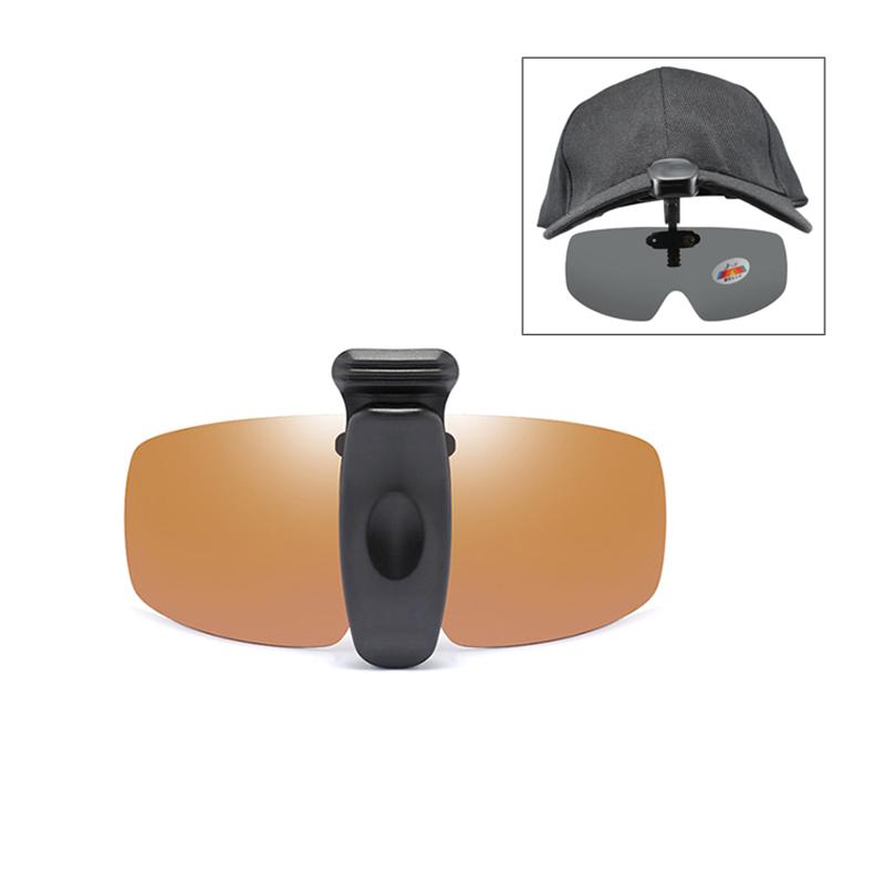 Buy Polarized Fishing Glasses Hat Visors Sport Clips Cap Clip On