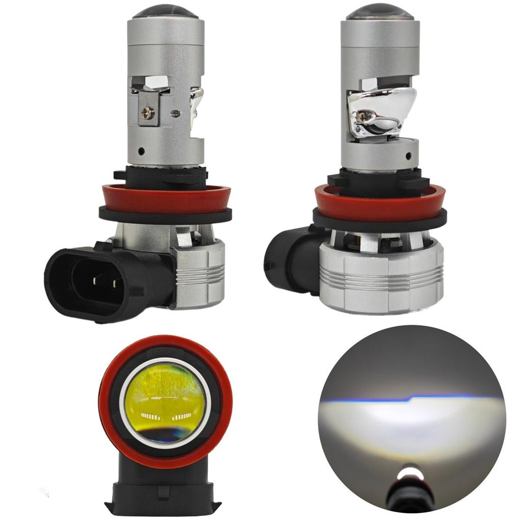 2 st H11 LED-lampor 12-24V CANBUS, för USA-lampor, avskärningslinje 2 st. Off Road