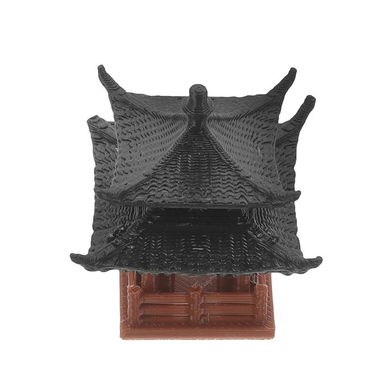 Mini Pagoda Statue Fairy Garden Decor Ancient Building Model Japanese Pavilion Decorations Zen Garden Aquarium Bonsai Decor