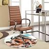 1pc Haikyuu!! Kageyama Tobio & Hinata Shoyo Anime Cartoon Design Round Carpet  Office Chair Mat, NonSlip Rug for Home Decor, Living Room