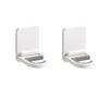 2Pcs Wall Mount Umbrella Organizer Holder Mop Broom Hook Waterproof Broom Hanger Storage Hook Bathroom Organization Accessories