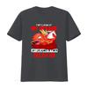 Magikarp Splash in Blood Funny T Shirt for Men Black Size L vintage Washed Stylish homme Versatile Unisex streetwear