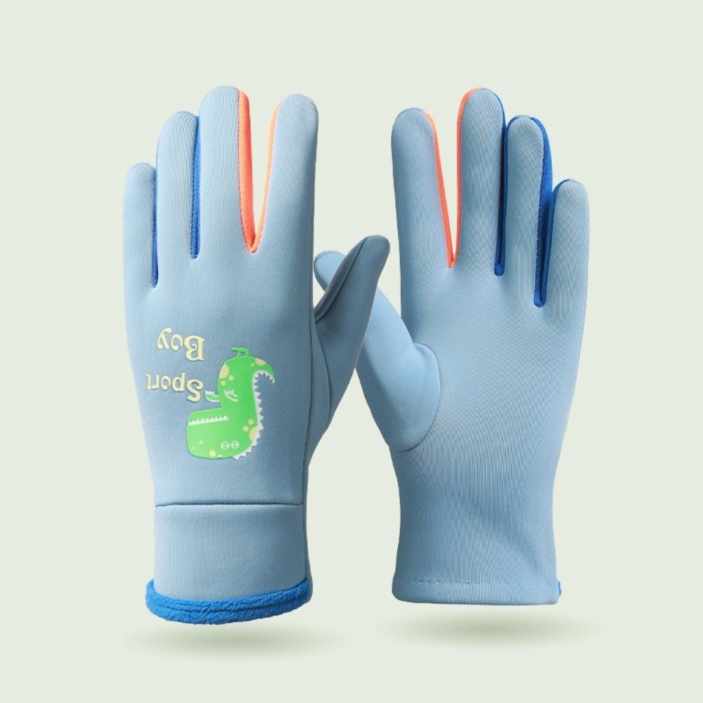 Windproof Kids Warm Gloves Night Luminous Children's Outdoor Gloves  Outdoor