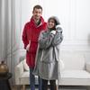 Burgundy Insulated Sweatshirt With Pocket/Snuddie