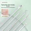 Stainless Steel Blackhead Remover Tool Set: Clips and Needles for Acne and Pimple Care