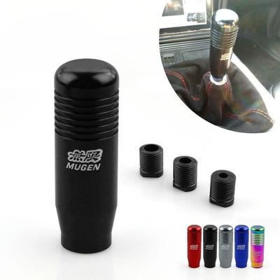 Pomello del cambio esteso universale Mugen in alluminio, lunghezza 8,5 cm, pomello del cambio RS-SFN016