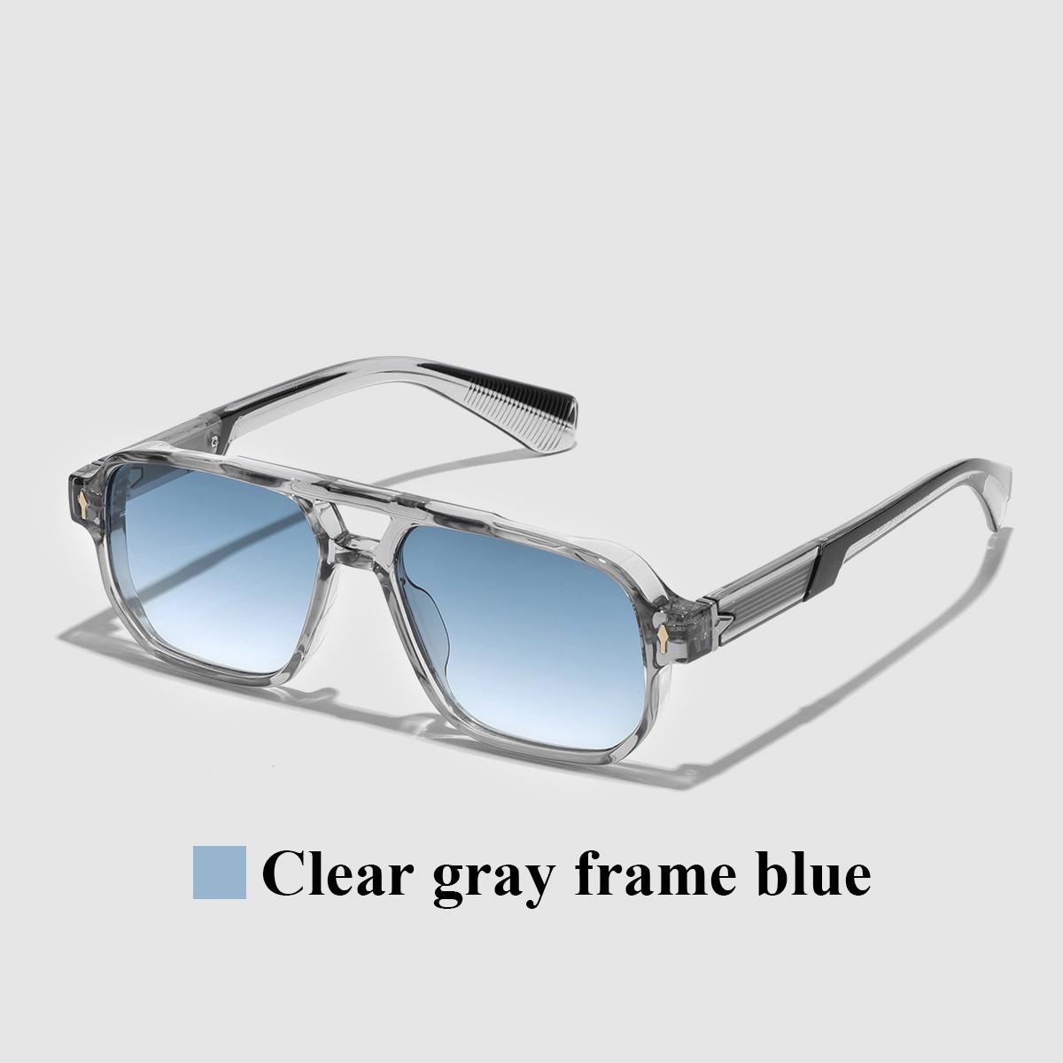 

Vintage Transparent Frames Sunglasses for Male and Female luxury brand designer UV400 Protection Fashion for Driving Outdoors