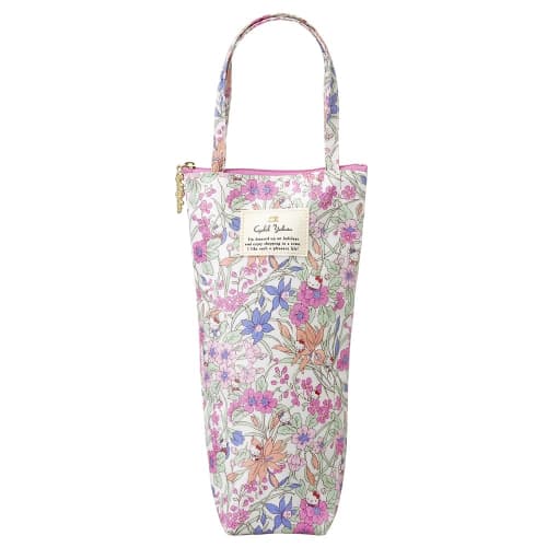 

Sanrio Characters Liberty Print Vertical Travel Bag, Stylish and Cute Water Bottle Cover, Keeps Water Cold and Warm, Gift, Made in Japan, Floral Print