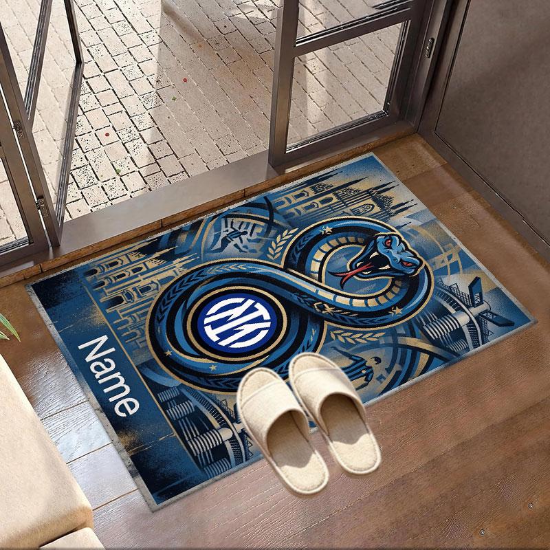 Custom Name Personalized Football Print Carpet, Versatile Home Decor Rug, for Playroom, Apartment, Balcony, Entryway, Hallway Gift