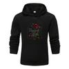 Autumn and Winter New Personalized 1980 Flower Printed Clothing Men and Women Hoodie Lovers Pullover Jogging Sports Hoodie