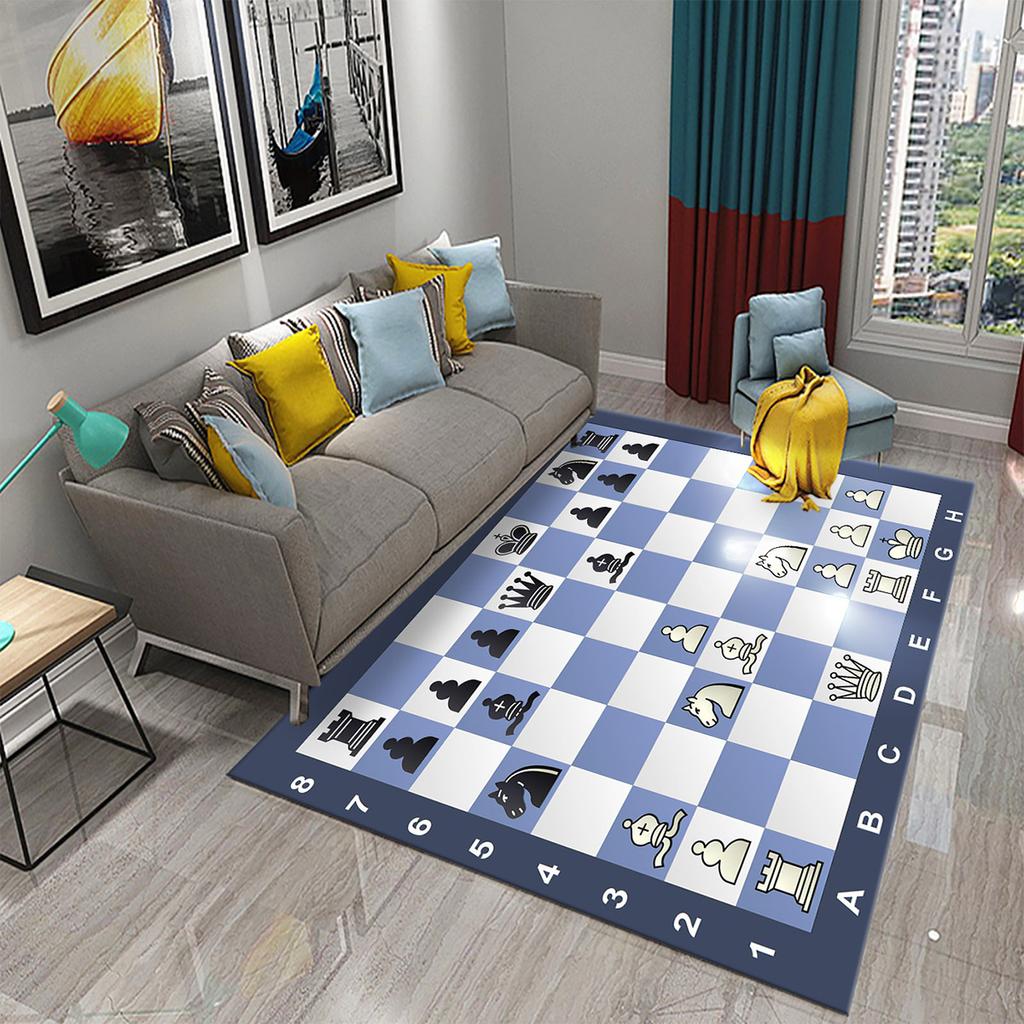 Small Rug Bedroom Living Room Floor Mat Non-slip Rug Chess Flying Chess Rug Game Mat Children's Rug