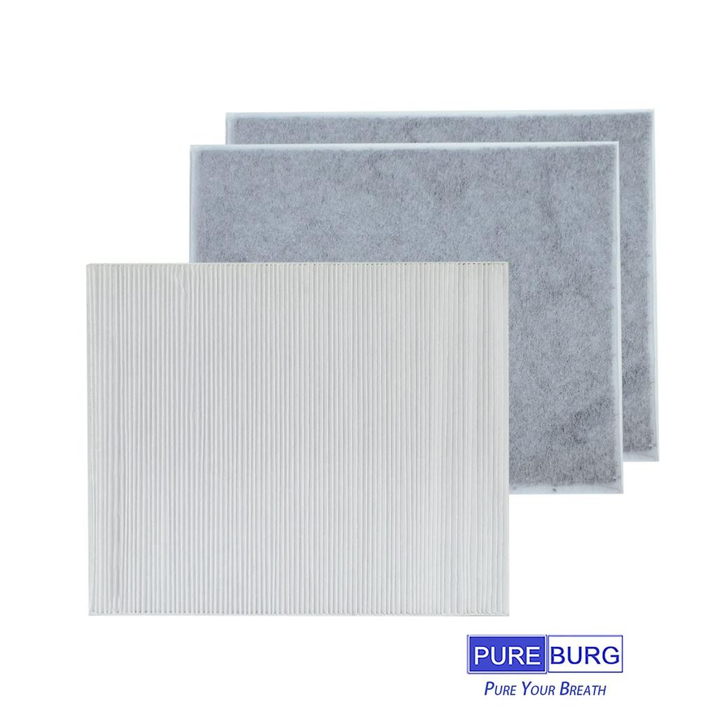 Model náhradního filtru PUREBURG kompatibilní s TWINBIRD Air 2 kusy H13 HEPA filtr na sběr prachu Deodorizační filtr AC-FT33 AC-E944W &