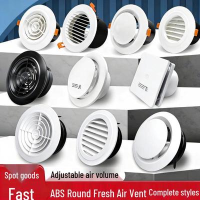 ABS Rotating Ventilation Grille Mesh Cover for Air Inlet and Outlet