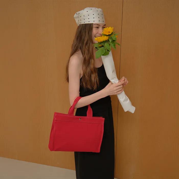 Frame Tote Bag_Red