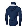 Men's Summer Casual Long Sleeve Hoodie Quick Dry Flag Print Sun Protection Shirt Fishing Fitness Sports Outdoor Wear