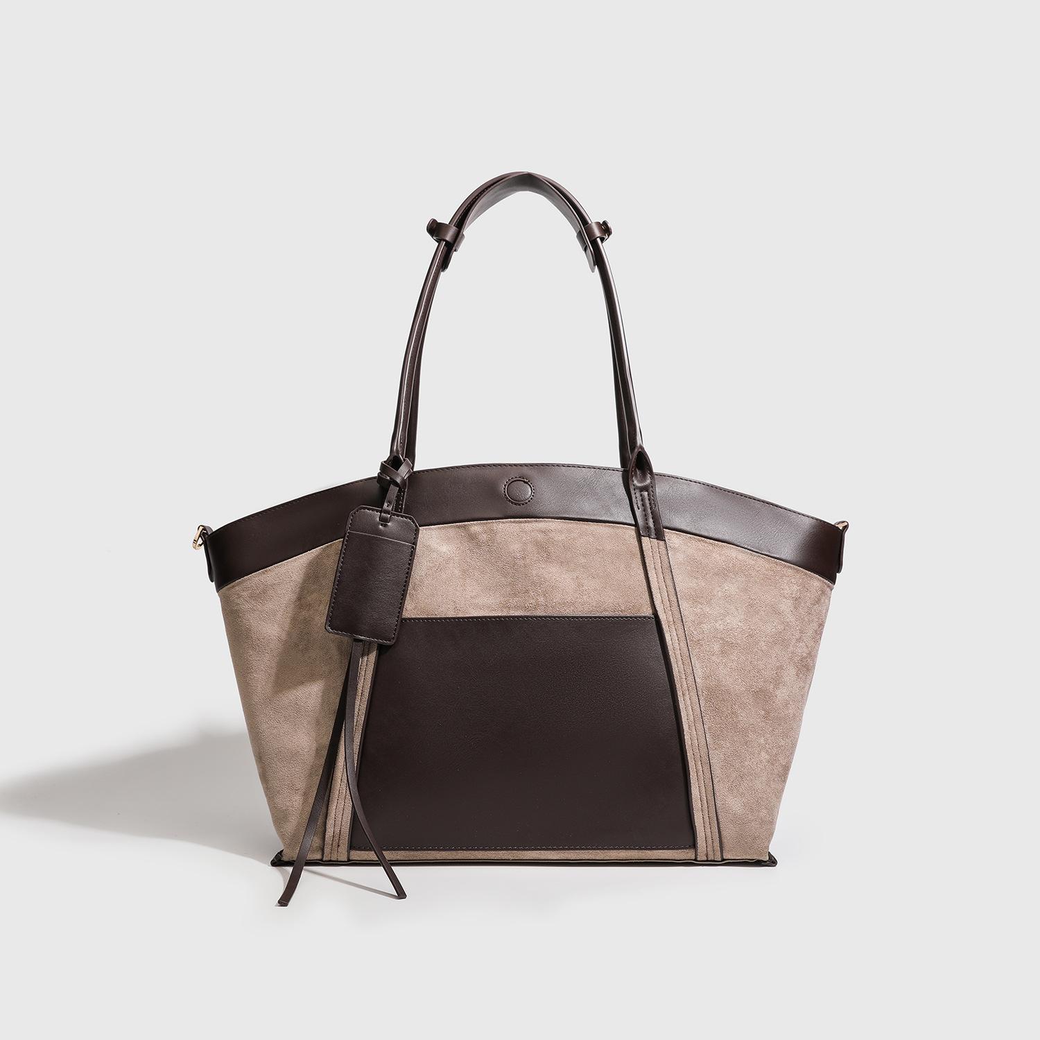 

Deer Skin Velvet Double-sided Multi-purpose Tote Bag Autumn and Winter New Leather Handbag Large Capacity Shoulder Bag