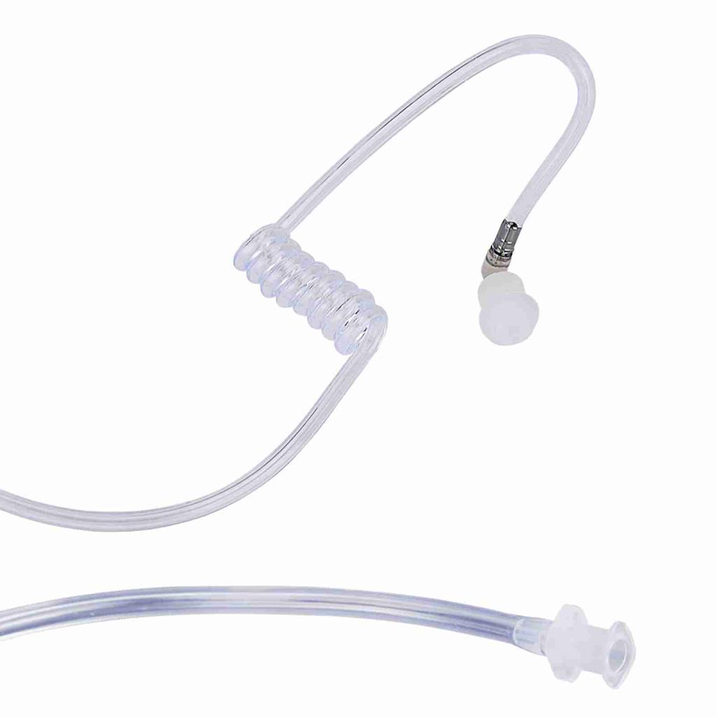 10Pcs Replacement Covert Acoustic Air Coil Audio Tube with Earbuds for MotorolaKenwoodIcom