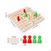 Tabletop Board Game,Strategy Game Gift,2 In 1 Wooden Toys Brain Teaser Game,Wooden Strategy Family