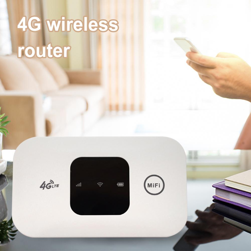 1-5pcs 4G Lte Router Wireless Wifi 2100mAh Mobile Hotspot with SIM Card Slot Hotspot Pocket WIFI 150mbps Home Office Travel