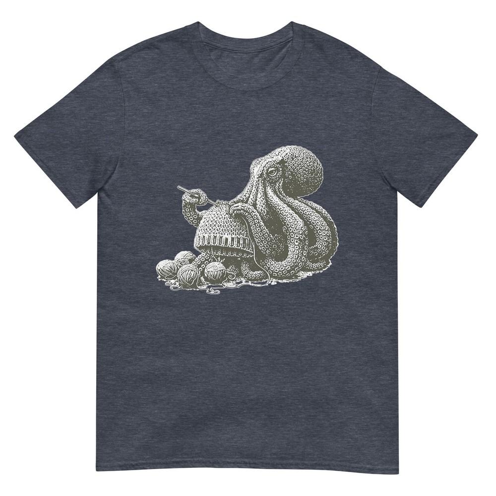 Crochetopus Octopus Crocheting Knitting Yarn Knitter Crochet Tshirt