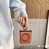 New Frosted Leather Pineapple Texture Ring Holder Magnetic Phone Case For Samsung Galaxy Z Flip 7 FE 6 5 4 Wireless Charge Cover