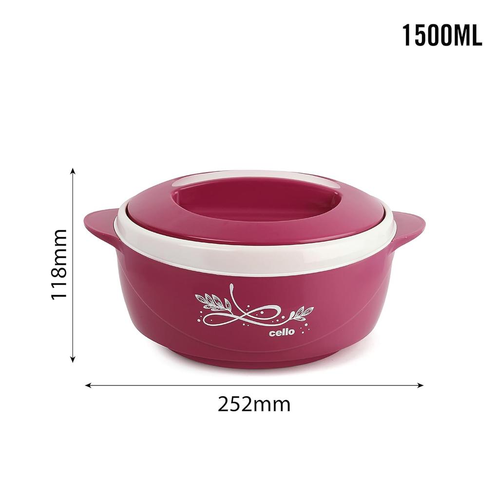 Insulated Hot Pot For Chapati And Food Storage With Inner Steel Build  Matte Pink Casserole With Lid For Kitchen Serving Elegance