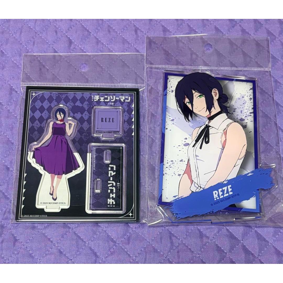 Used Chainsaw Man the Movie Reze Edition Acrylic Stand Reze Set