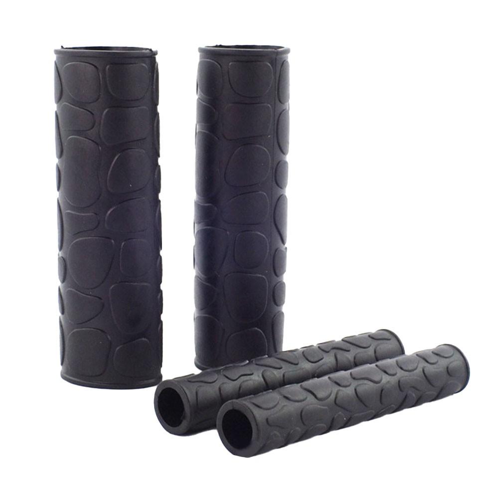 

Soft Rubber Motorcycle Grips Handlebar Cover Set of 4 for Easy Fitment black