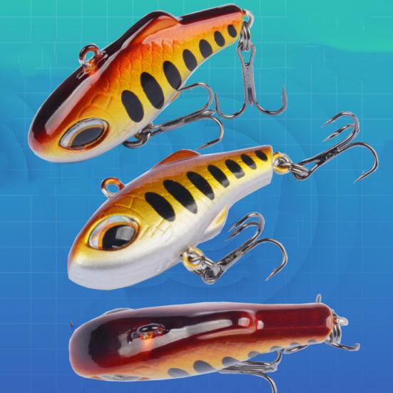5Pcs Fishing Lures Hard Baits with Treble Hooks Realistic Looking Natural Swimming Posture Mini Size Portable Artificial Lures