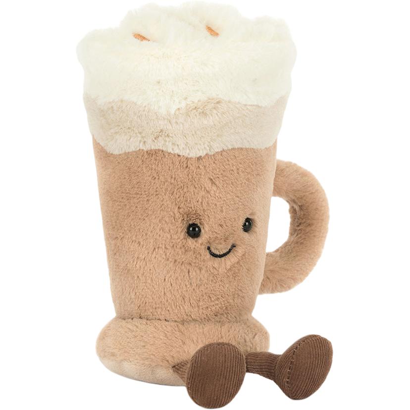 

JELLYCAT Fun Food Series Latte Companion and Comfort Doll Plush Doll Sitting height 12.7cm high латте