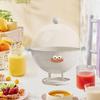 Serving Fruit Bowl with Lid Container Decor Pedestal Basket Food Storage Bowl for Breads Office Home Dining Room Tabletop