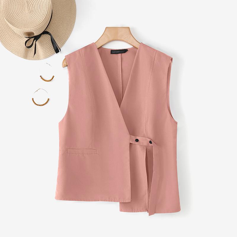 ZANZEA Women Casual V-Neck Summer Sleeveless Vest Tops