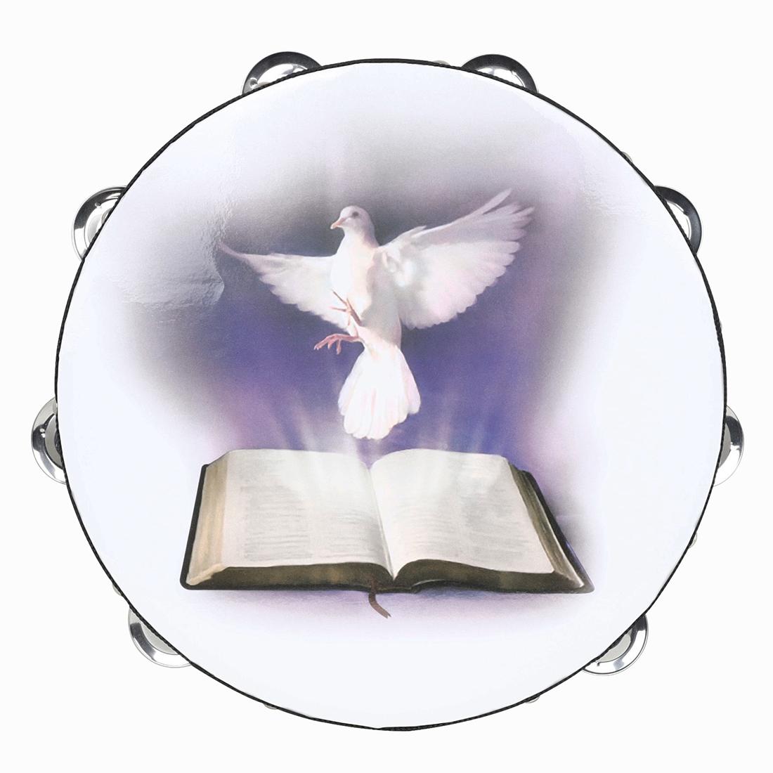 

SLADE 10 дюймов профессиональный тамбурин овчинные ручные барабаны музыкальные барабаны для христианского танца Орфф ударный инструмент тамбурин