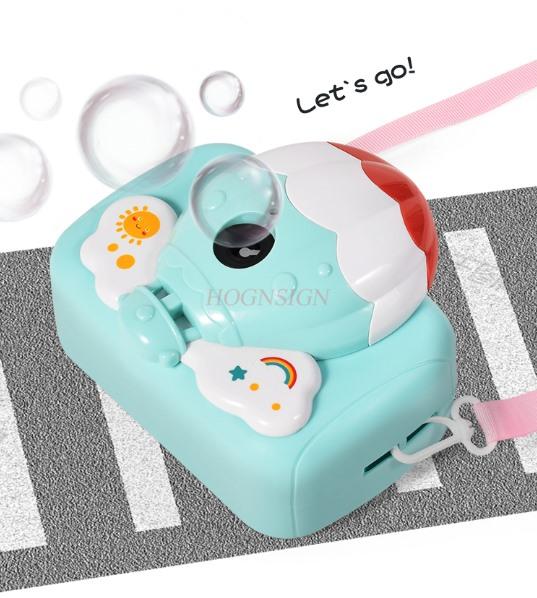Windmill Bubble Machine Children'S Handheld Camera Electric Bubble Blowing Gatling Toy Bubble Gun