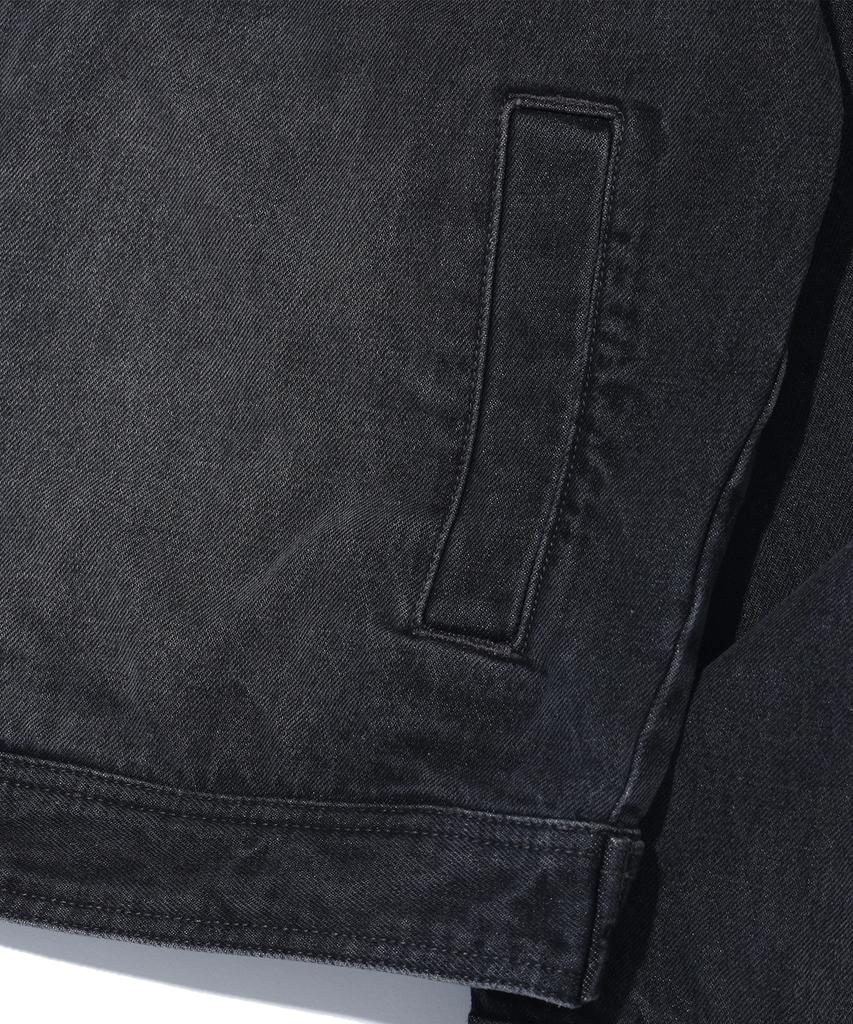 Annoyed Brushed Wash Denim Jacket Lq1Ju012_Grey