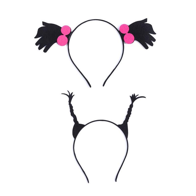 Personalized Halloween Arrow Headband & WiFi Exclamation Hair Clip for Braids