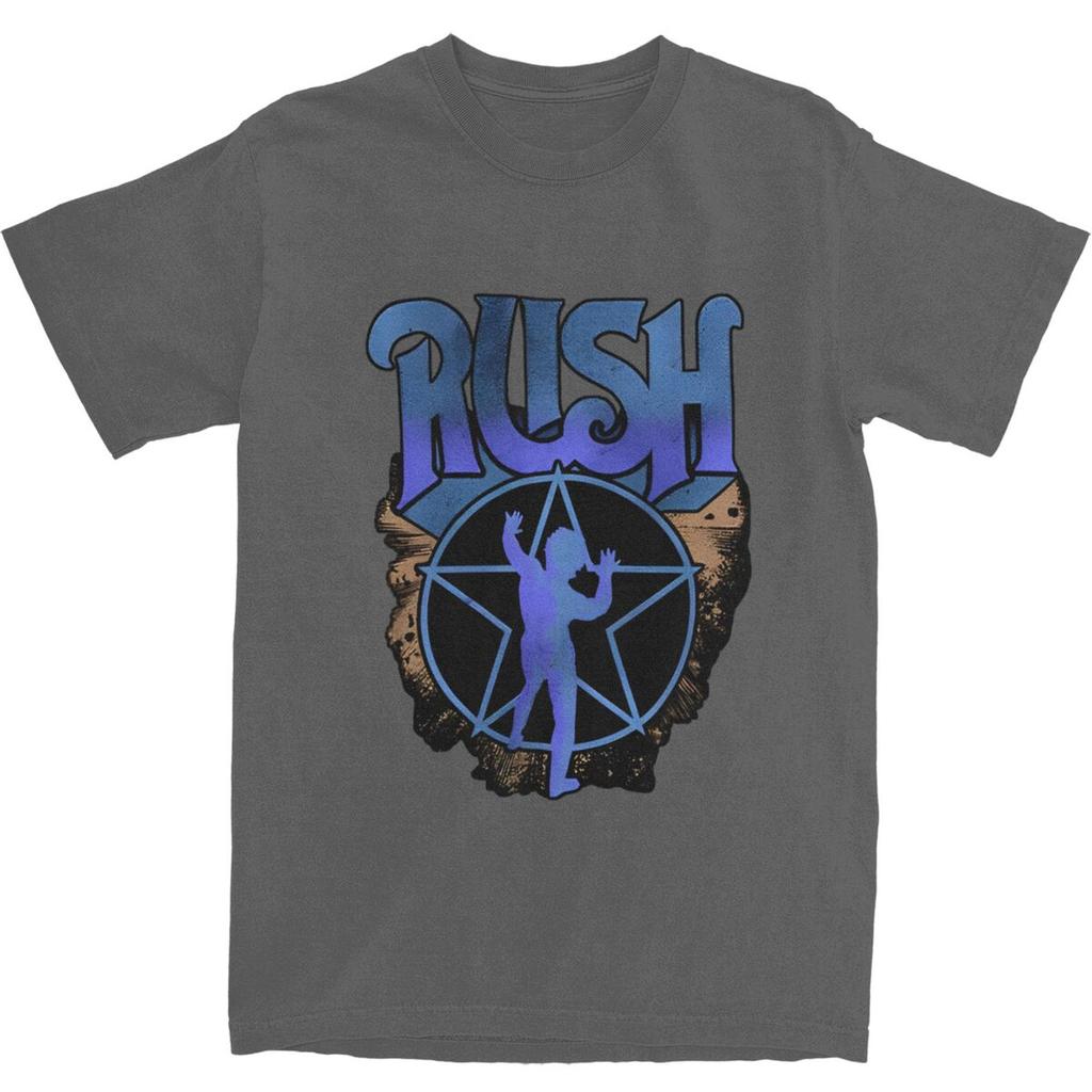 Herren T-Shirt Bestes Cover Rush Band Musik T-Shirts Mode Sommer T-Shirts Tolles Design Reine Baumwolle Oberteile Übergröße