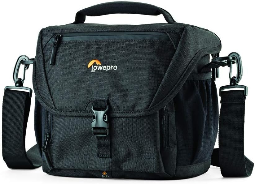 

Lowepro Camera Shoulder Bag Nova 170AW II Compact Full of Accessory Pockets Rain Cover Included Black 5.5L LP37211-PKK чорний