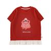 Youyou Girls' Cartoon Print Short Sleeve T-Shirt