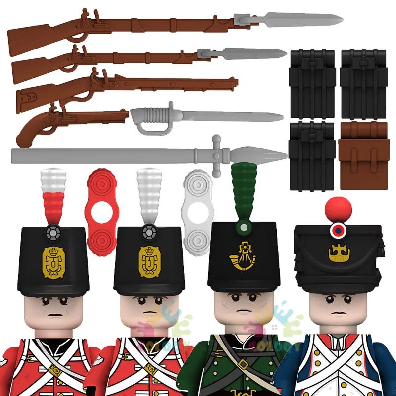 Дитячі Іграшки Наполеонівська Кавалерія Будівельні Блоки Військовий Кінь Сідло Солдати Міні Фігурки Іграшки Для Дітей Різдвяні Подарунки