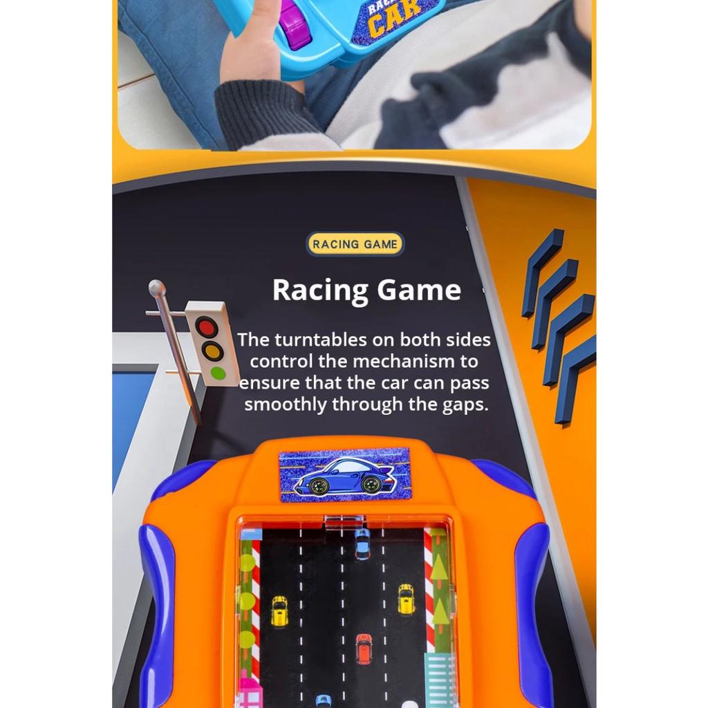 Non-electric Model Race Car Game Kids Racing Through Adventure Palm Game Toys Simulate Driving Car Toy