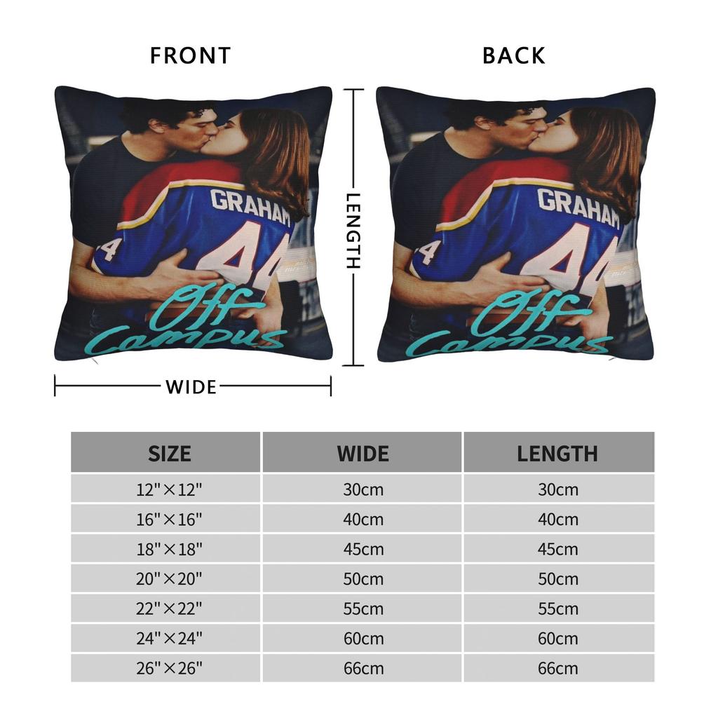 Decorative Pillow Cover Off Campus Tv Series Accessories Home Throw Pillow Case Cover Zippered Multi-Size